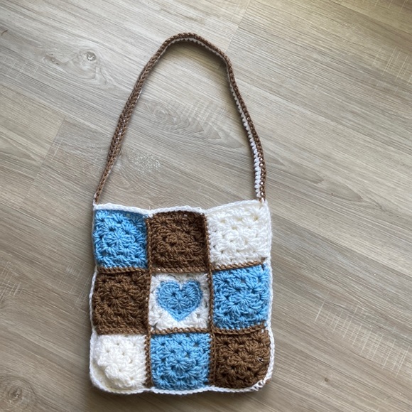 Handbags - Granny Square Crochet Tote Bag (Custom Made)